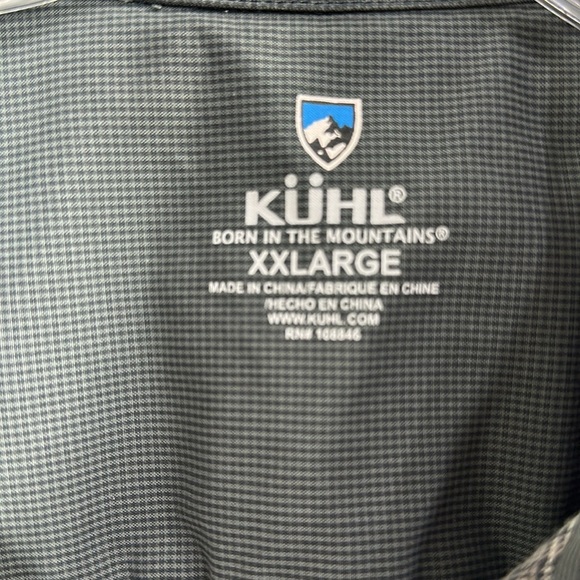 Kuhl Men’s Plaid Button Down long sleeve shirt size XXL. - Picture 4 of 8